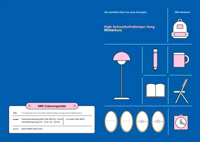 Werben Sie für Ihre moderne Schule mit niedlichen Symbolen