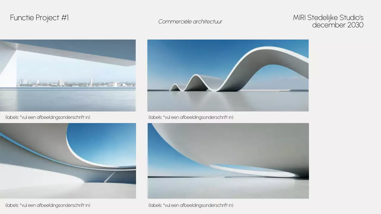 portfolio grijze moderne architectuur