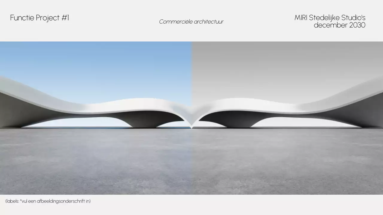 portfolio grijze moderne architectuur