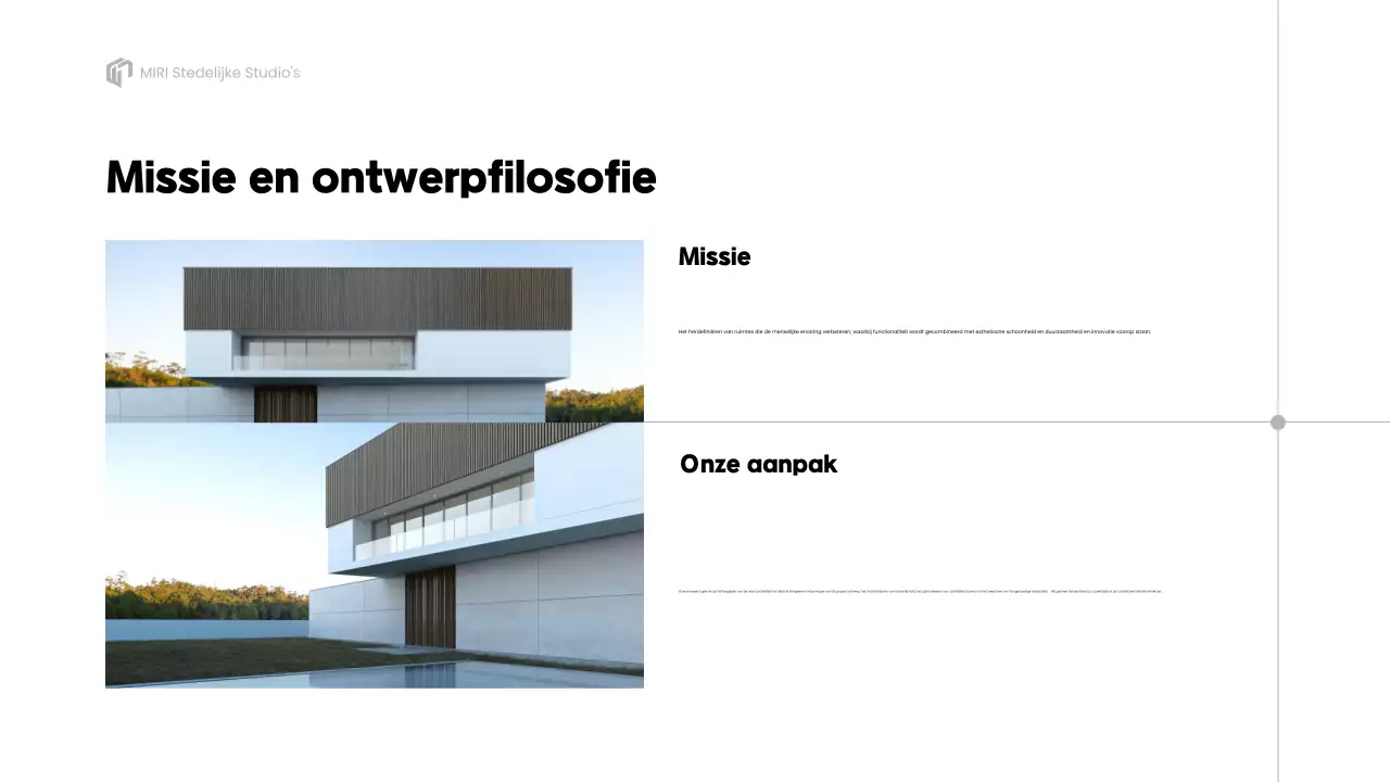grijze architectuur portfolio presentatie