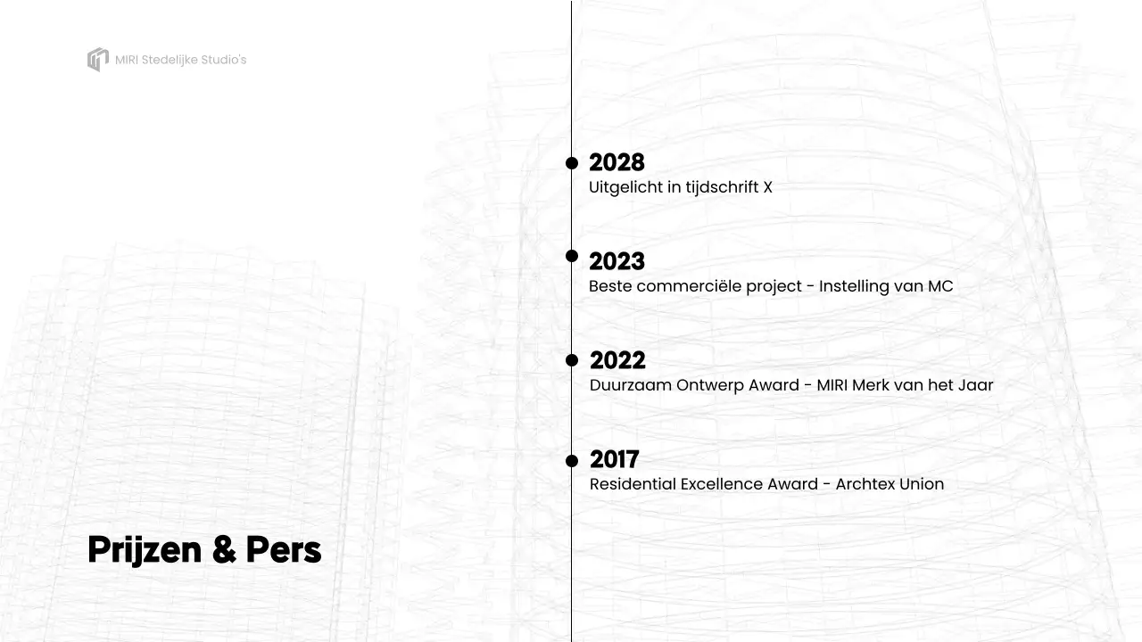 grijze architectuur portfolio presentatie