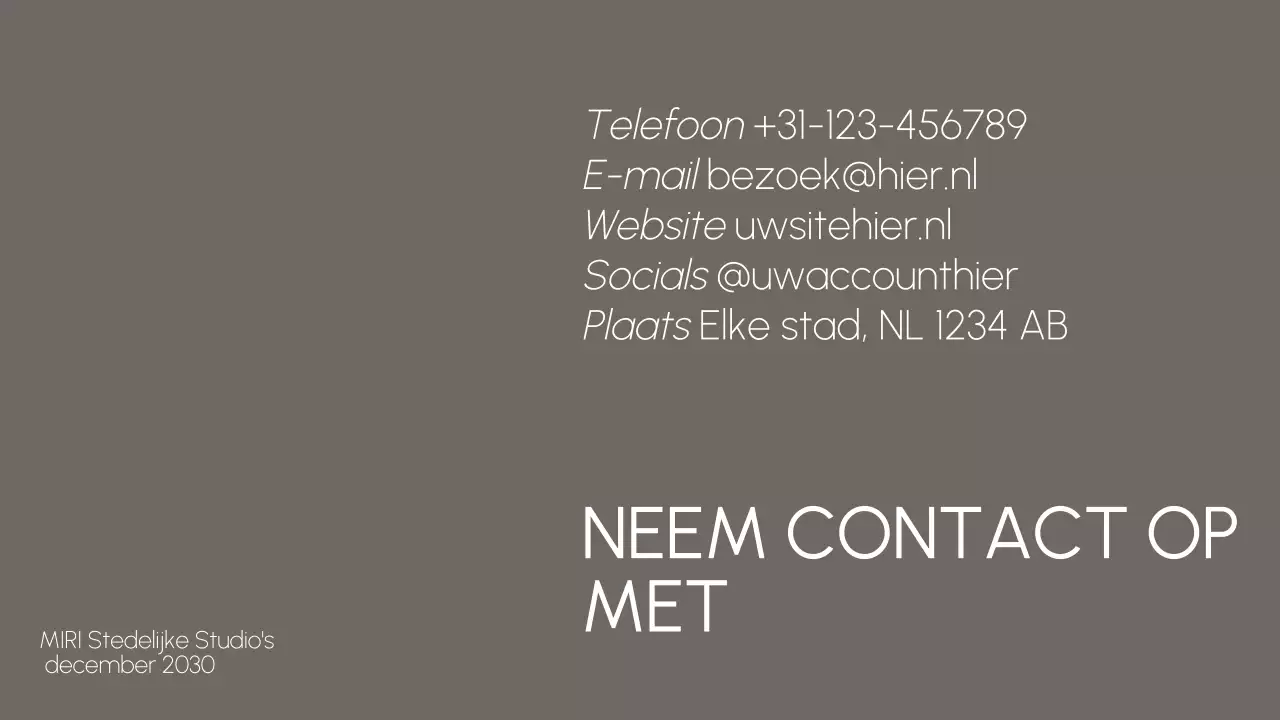 portfolio grijze moderne architectuur