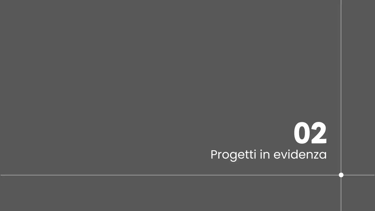 presentazione del portfolio di architettura grigia