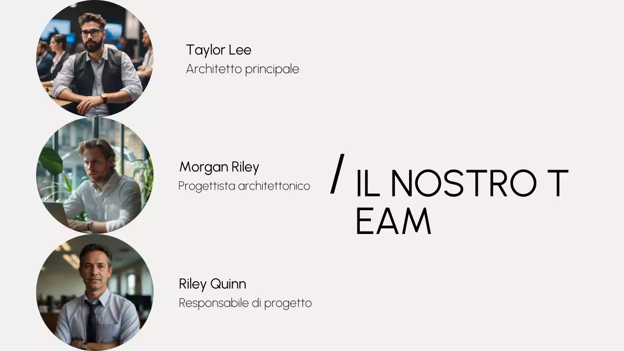 portfolio di architettura moderna grigia