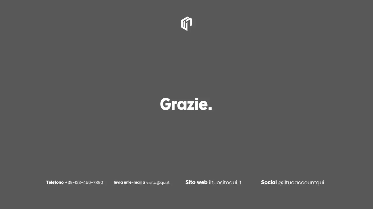 presentazione del portfolio di architettura grigia