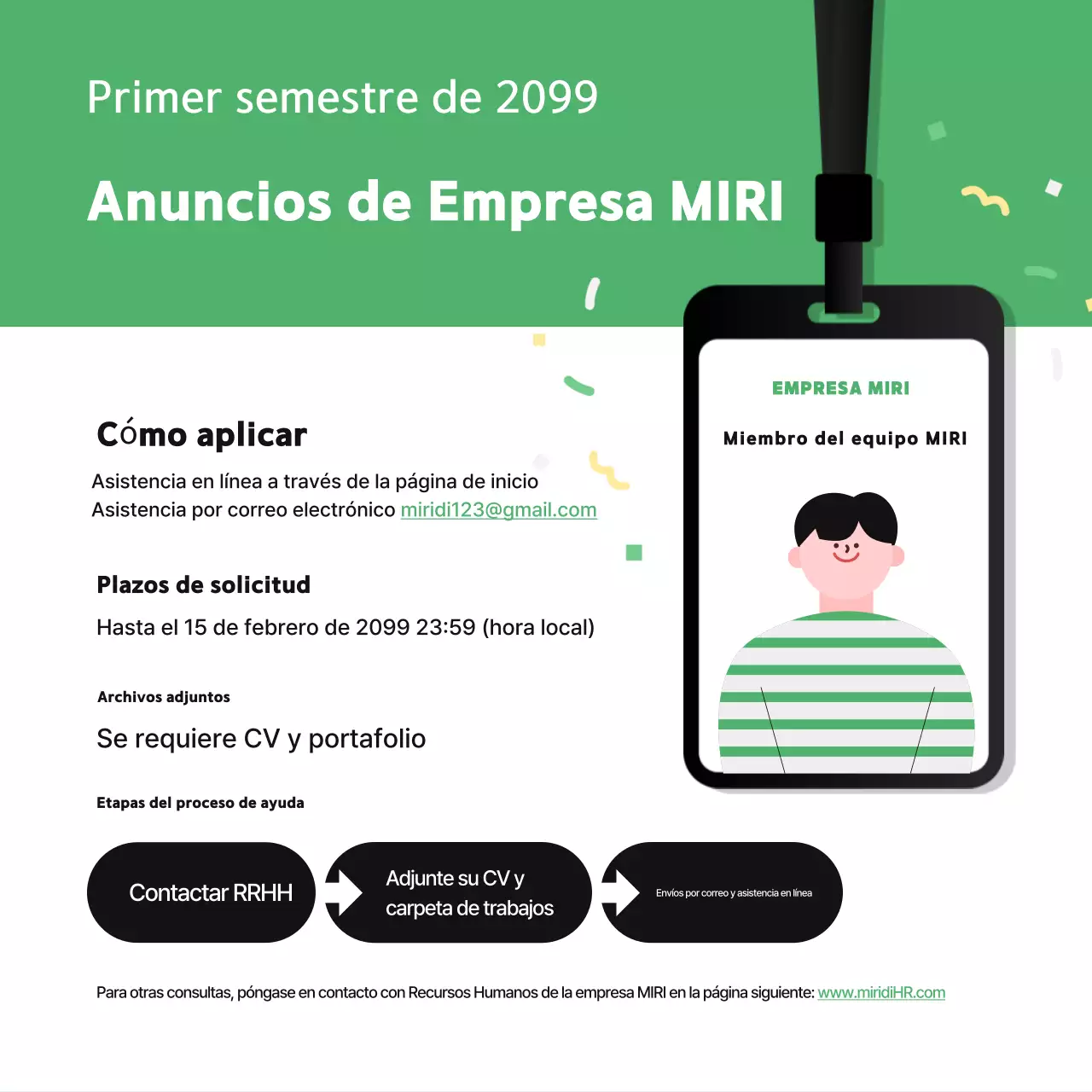 Resúmenes Bonitas ofertas de empleo