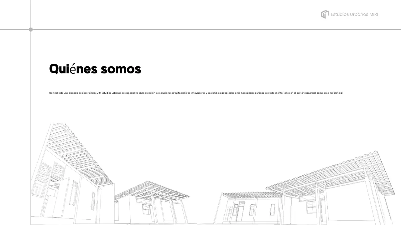 presentación de la cartera de arquitectura gris