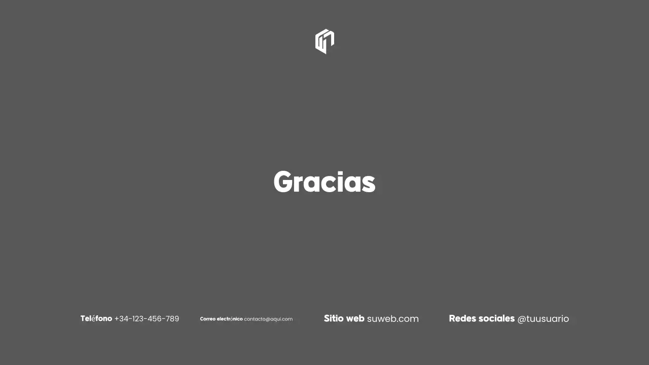 presentación de la cartera de arquitectura gris