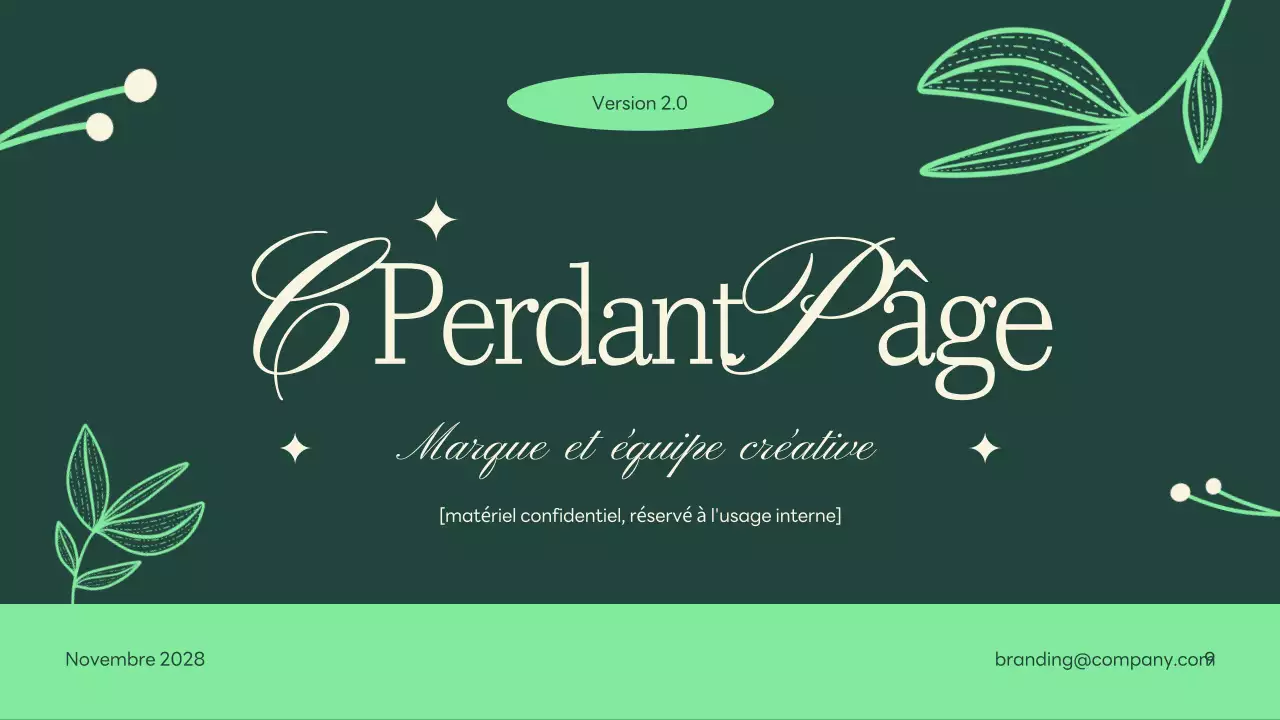 Green Beige Nature Minimalist Brand Guidelines