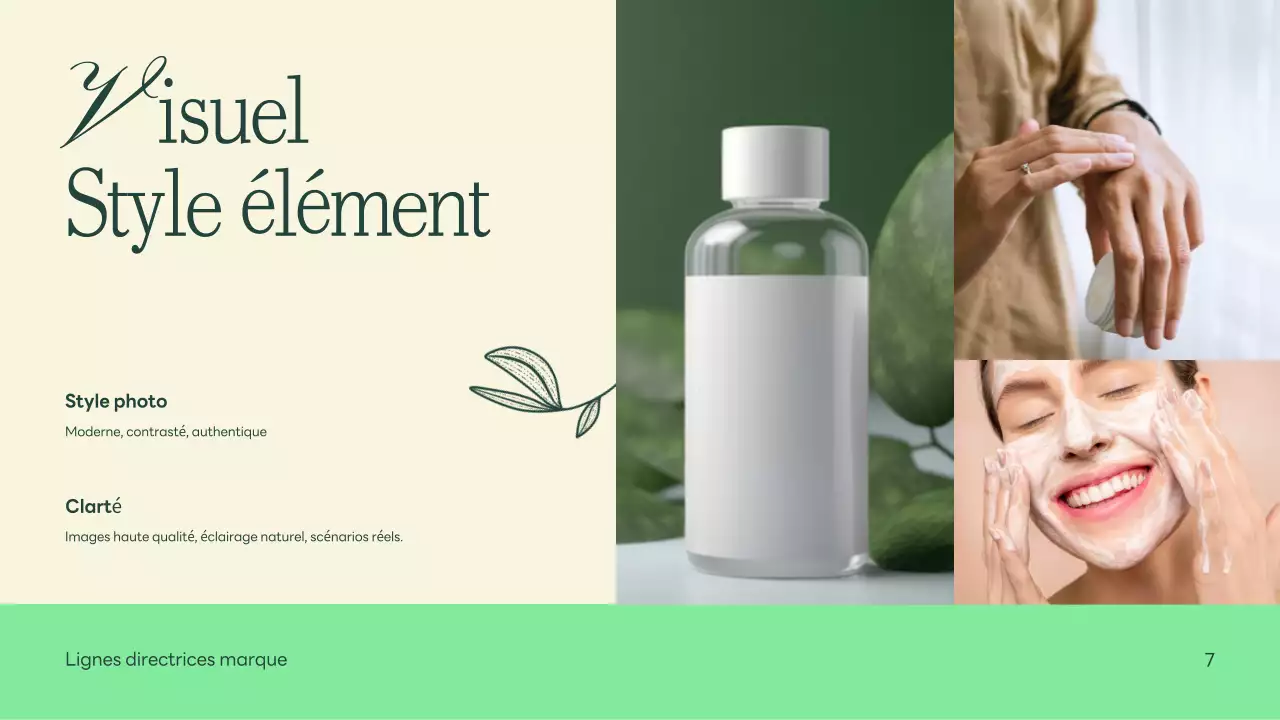 Green Beige Nature Minimalist Brand Guidelines