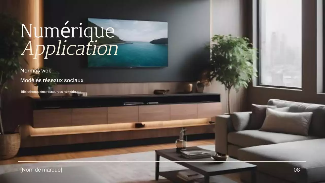 ligne directrice de la marque de mobilier minimaliste vert