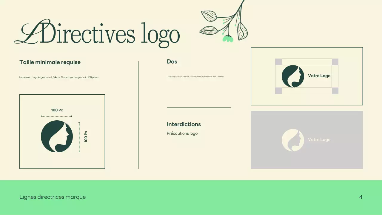 Green Beige Nature Minimalist Brand Guidelines