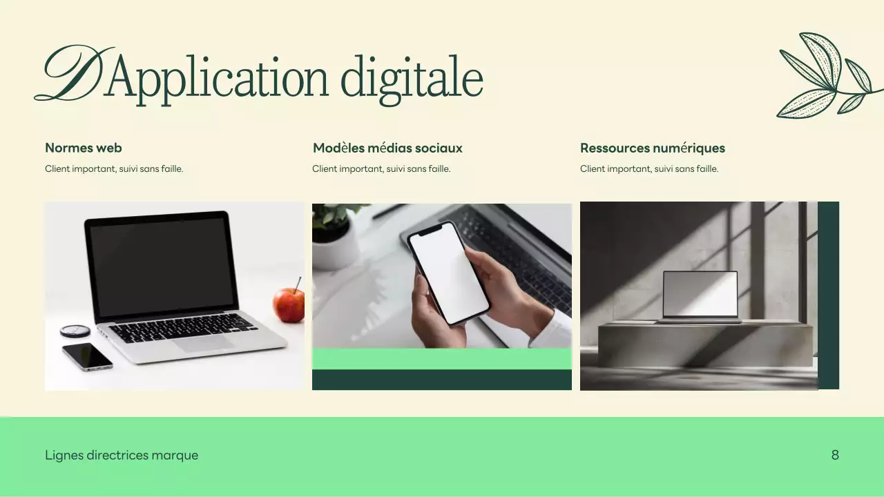 Green Beige Nature Minimalist Brand Guidelines