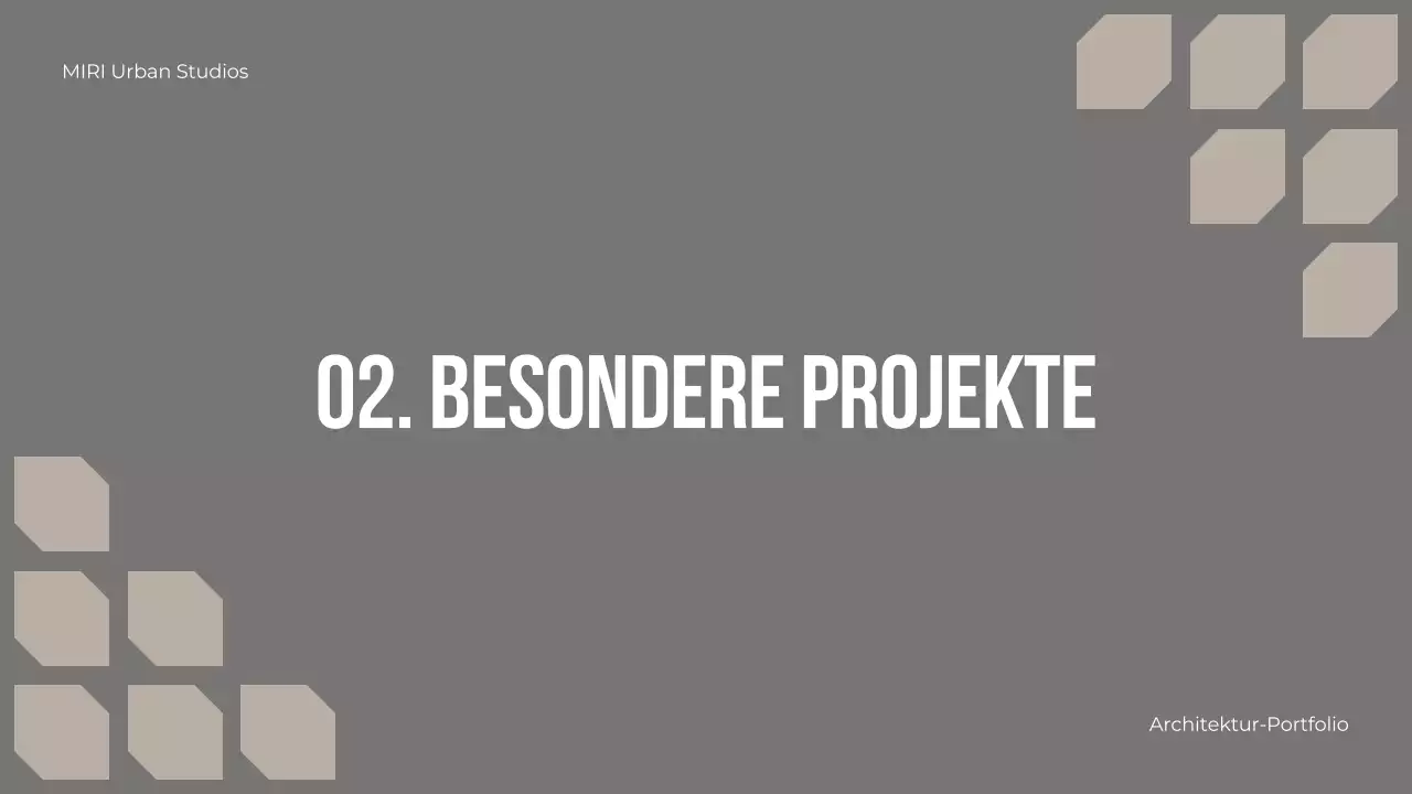 Beige Modern Architecture Portfolio