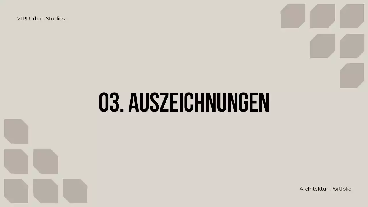 Beige Modern Architecture Portfolio