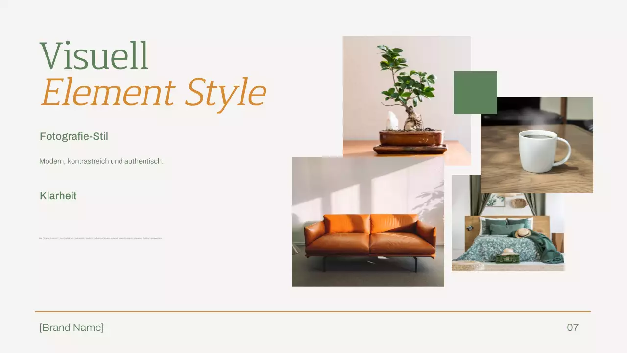 Grüner Leitfaden für minimalistische Möbel