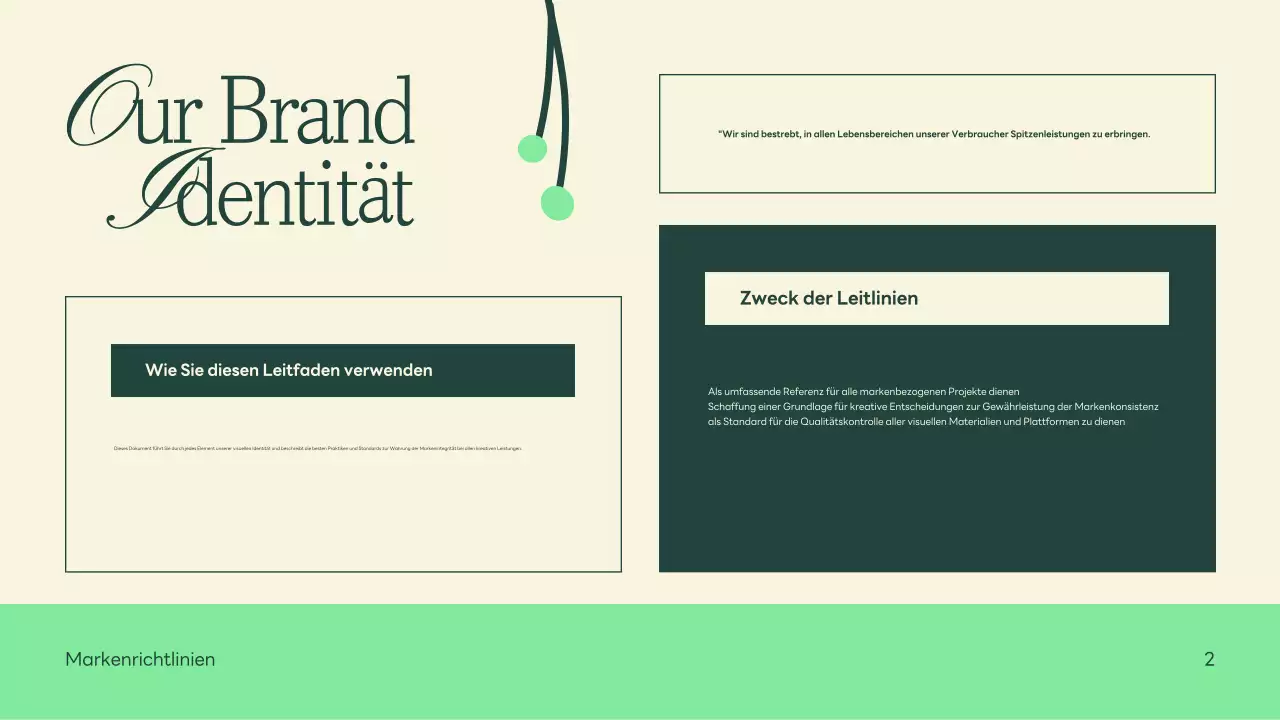 Green Beige Nature Minimalist Brand Guidelines