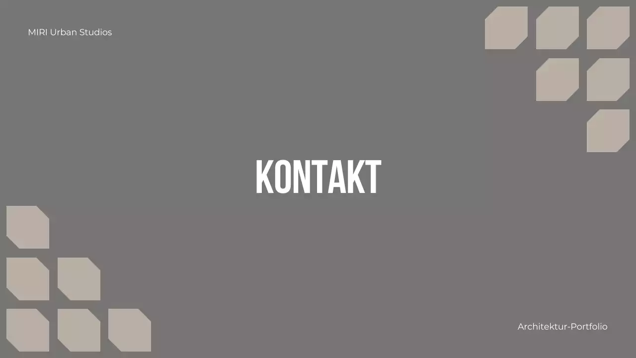 Beige Modern Architecture Portfolio