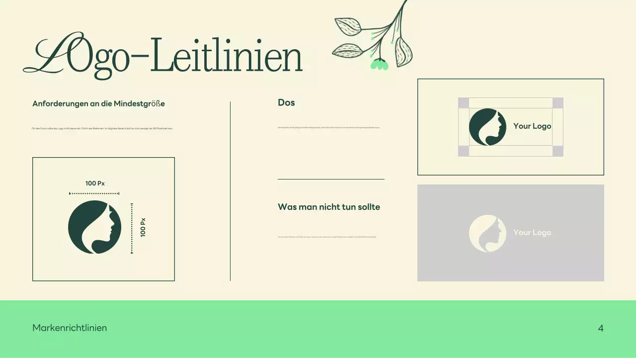 Green Beige Nature Minimalist Brand Guidelines