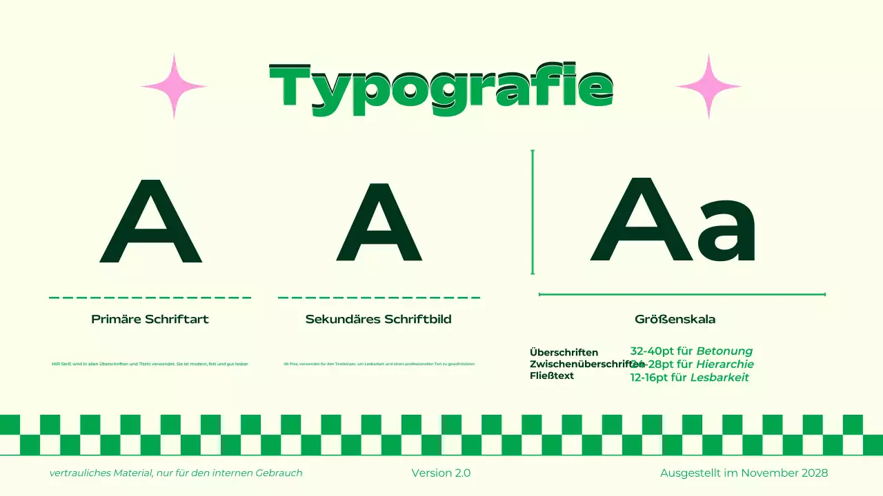 Retro Green Markenrichtlinien