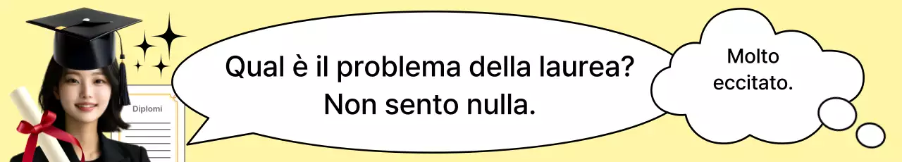 Bavaglio giallo Laurea