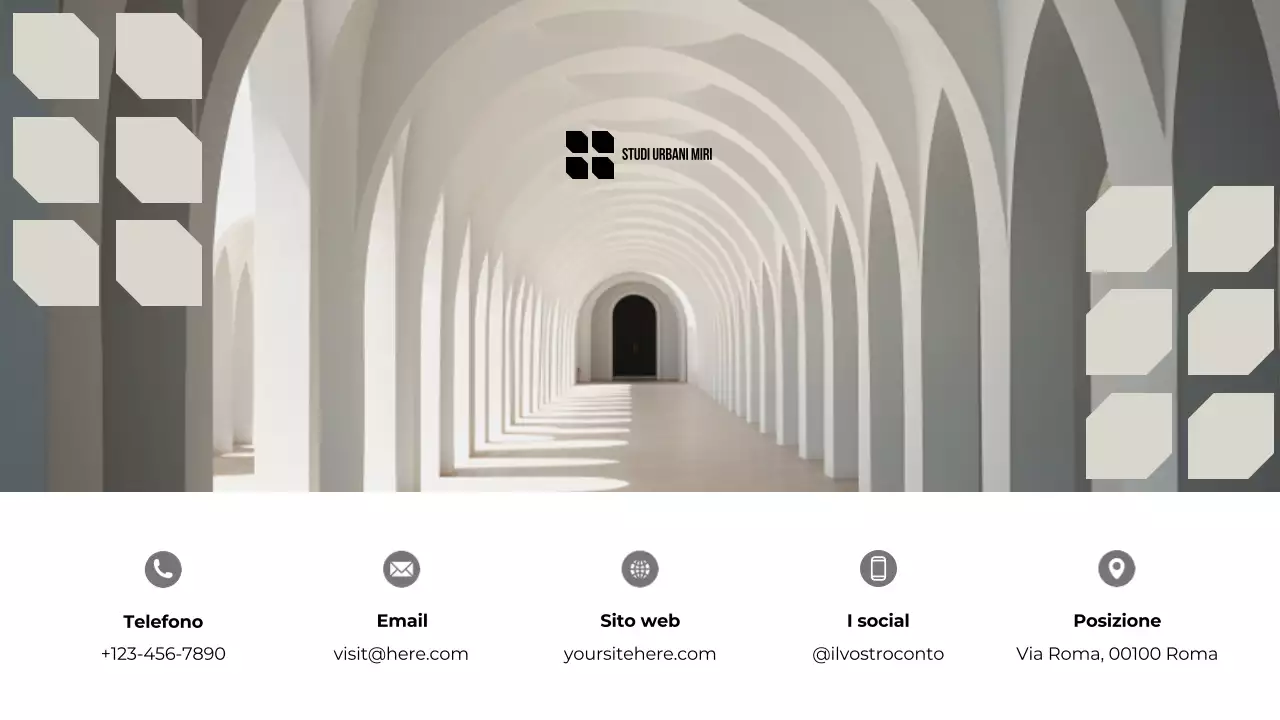 Portafoglio di architettura moderna beige