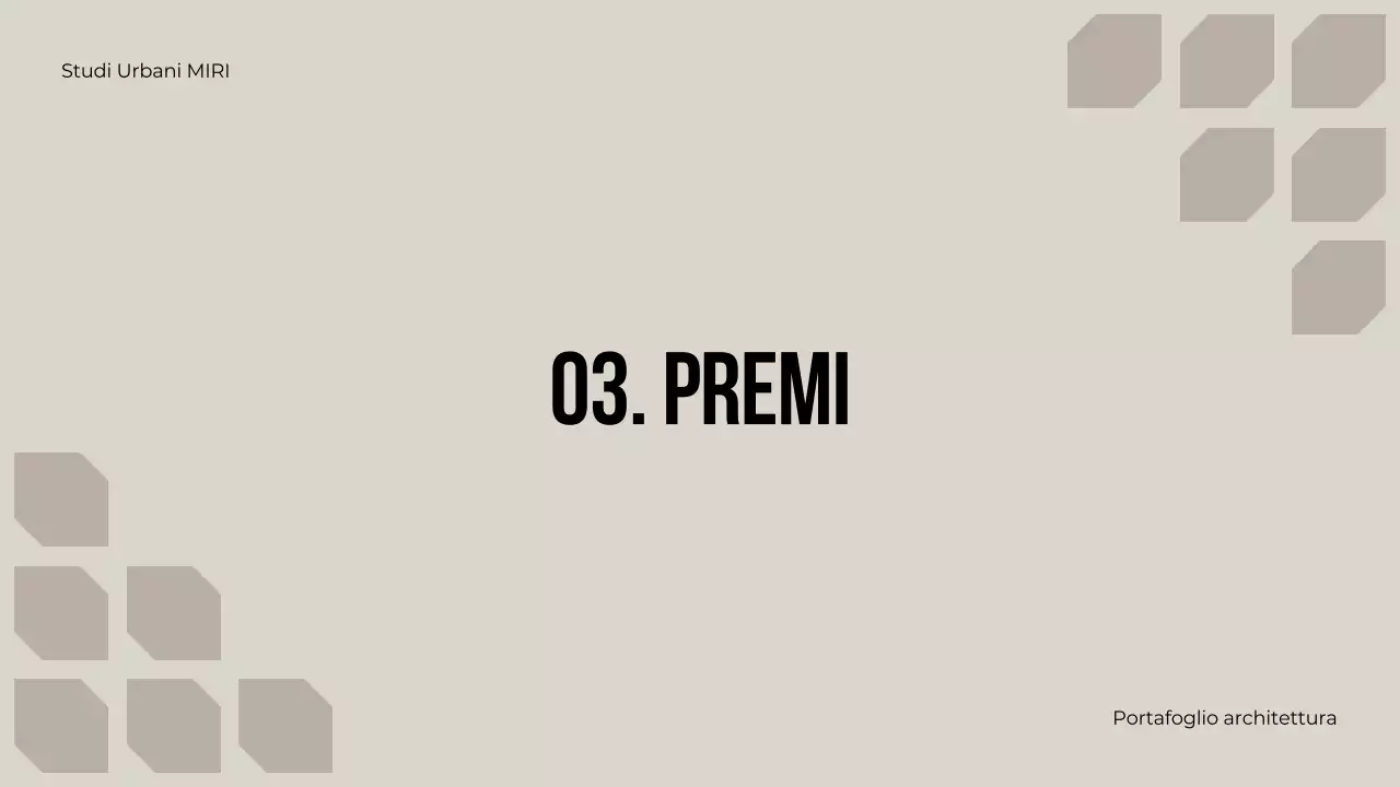 Portafoglio di architettura moderna beige