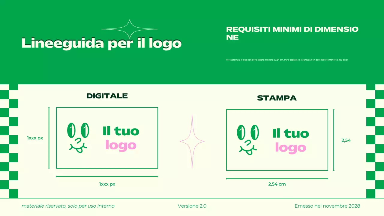 Linee guida del marchio Retro Green