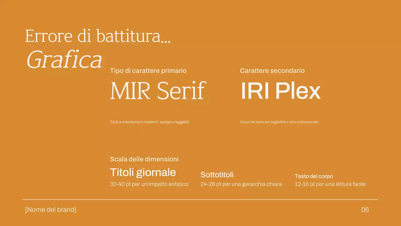 linea guida del marchio per l'arredamento minimalista verde