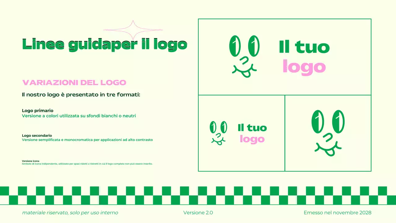 Linee guida del marchio Retro Green