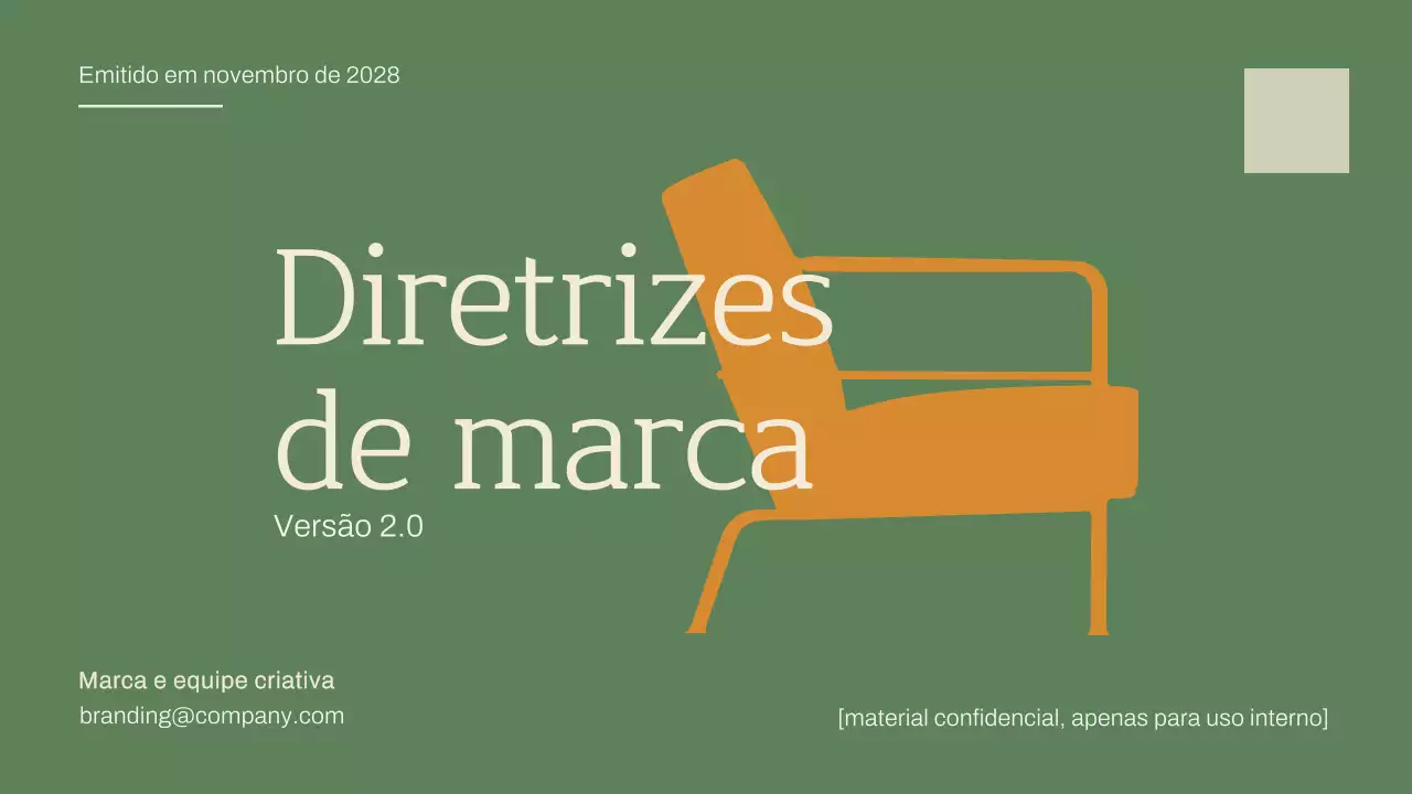 diretrizes da marca de mobiliário ecológico minimalista