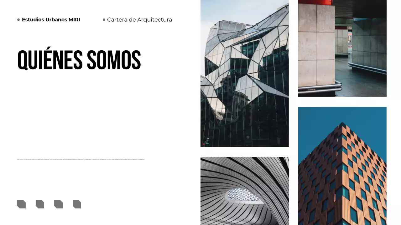 Cartera de Arquitectura Moderna Beige