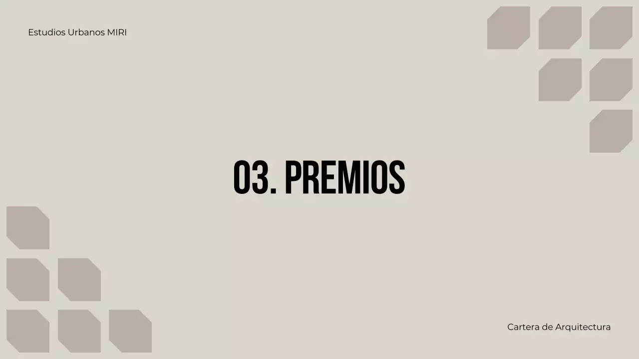 Cartera de Arquitectura Moderna Beige