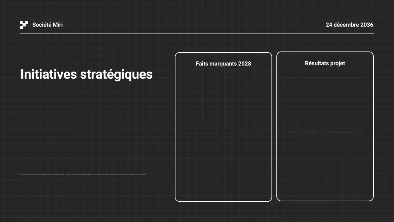 Présentation du rapport annuel d'activité en noir et blanc