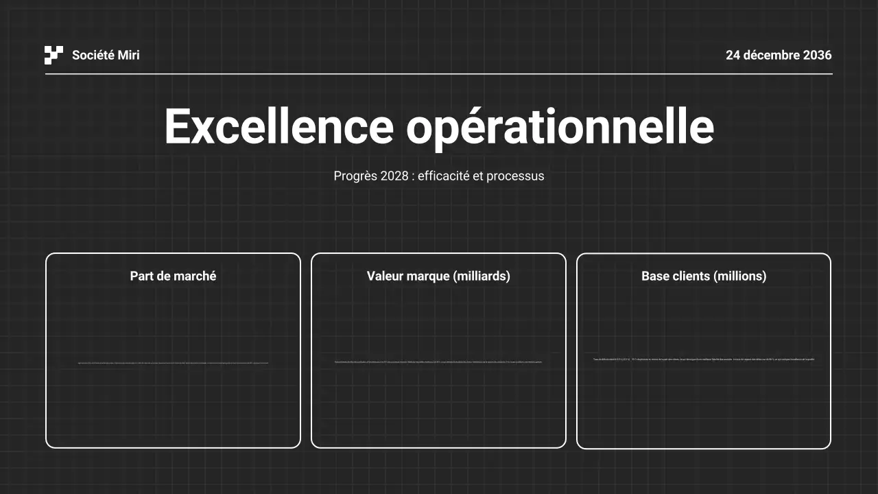 Présentation du rapport annuel d'activité en noir et blanc