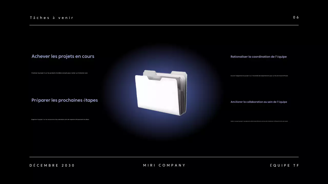 Rapport d'activité noir et foncé