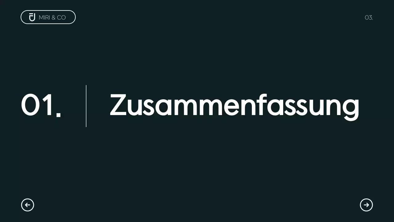 Moderner minimalistischer Geschäftsplan