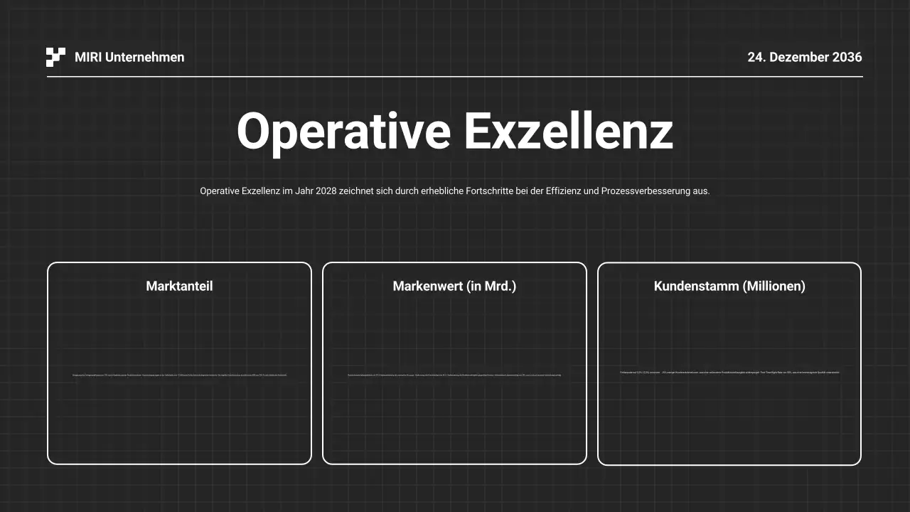 Schwarz-Weiß-Präsentation des Jahresberichts