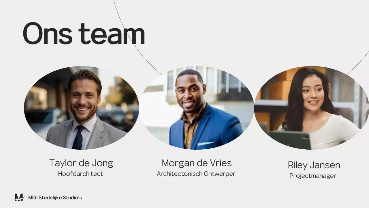 Presentatie zwart-grijs architectuurportfolio