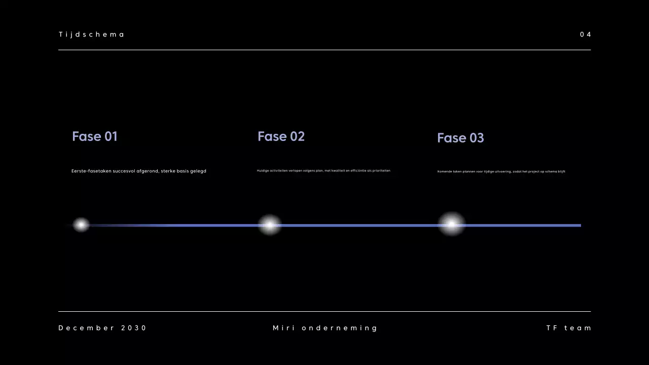 Zwart Donker Zakelijk Rapport