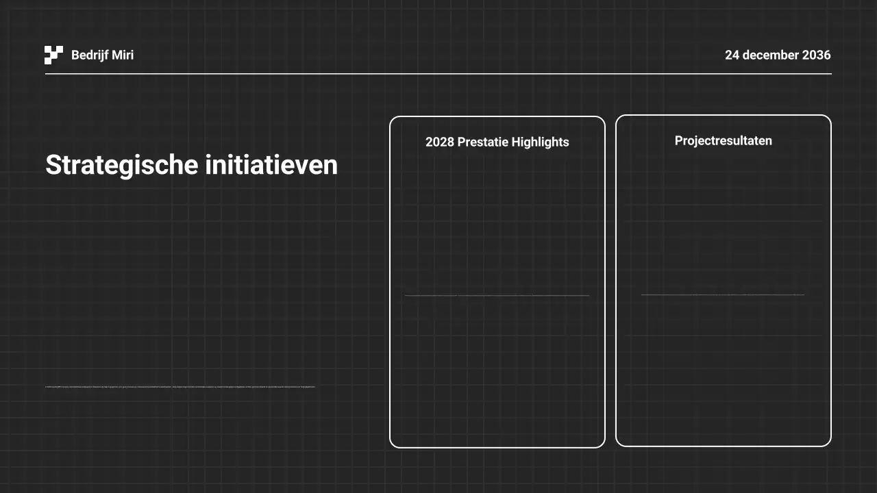 Presentatie zwart-wit jaarverslag