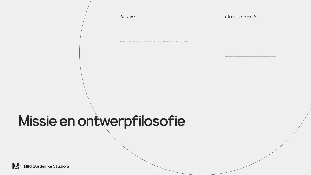 Presentatie zwart-grijs architectuurportfolio