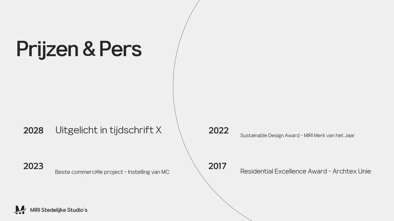 Presentatie zwart-grijs architectuurportfolio