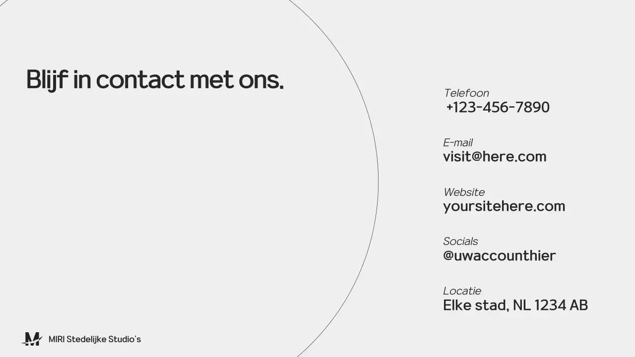 Presentatie zwart-grijs architectuurportfolio