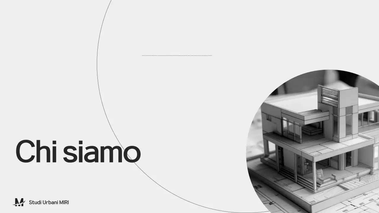 Presentazione del portafoglio di architettura in nero e grigio