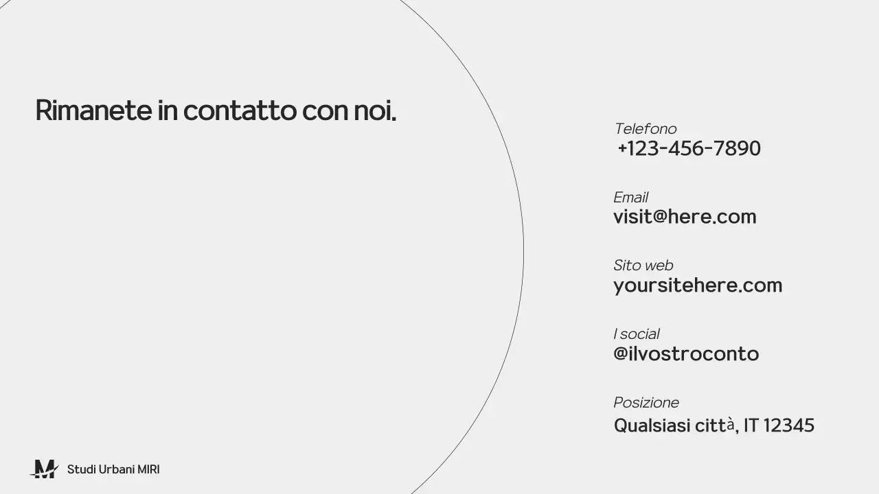 Presentazione del portafoglio di architettura in nero e grigio