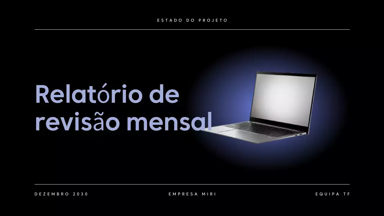 Relatório de negócios da Black Dark