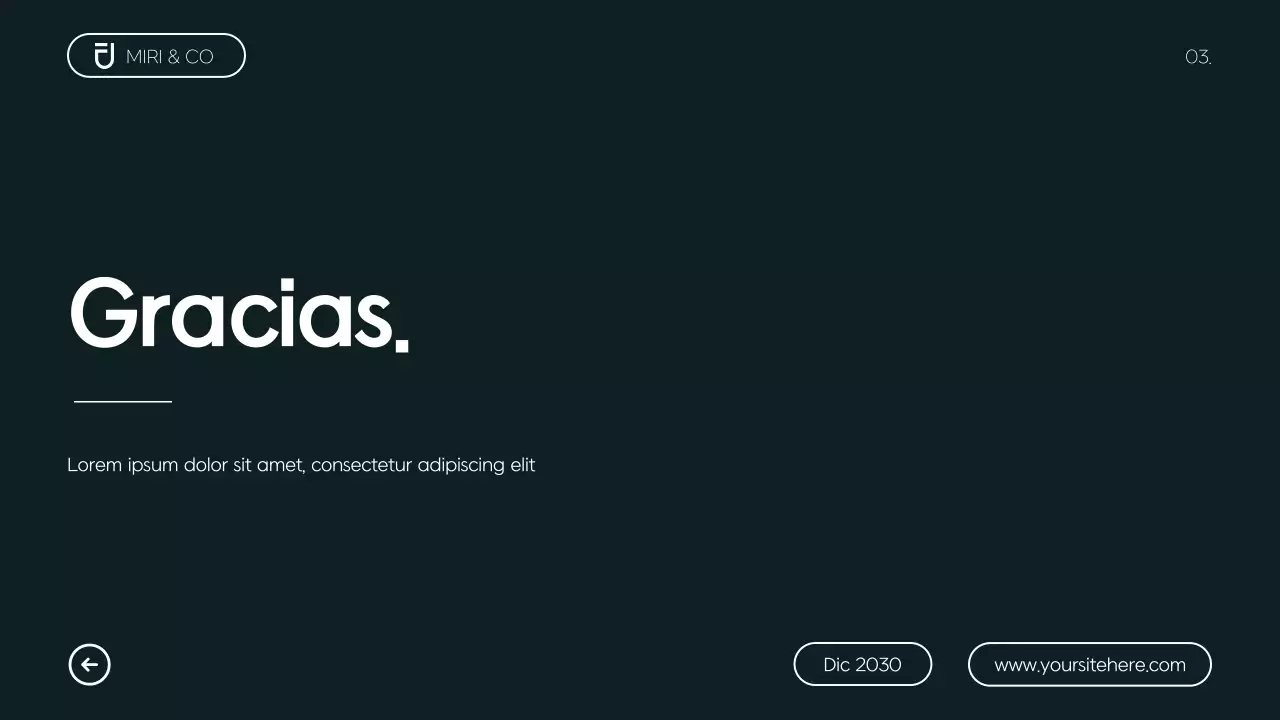 Plan de empresa moderno y minimalista