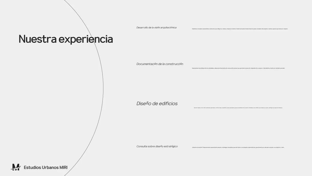 Presentación de la cartera de arquitectura Black and Grey