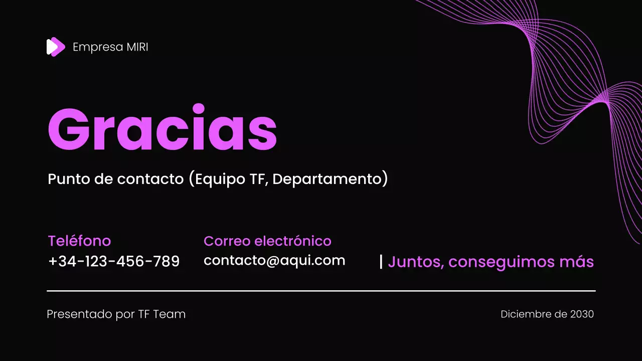 Plantilla de presentación del informe de revisión mensual